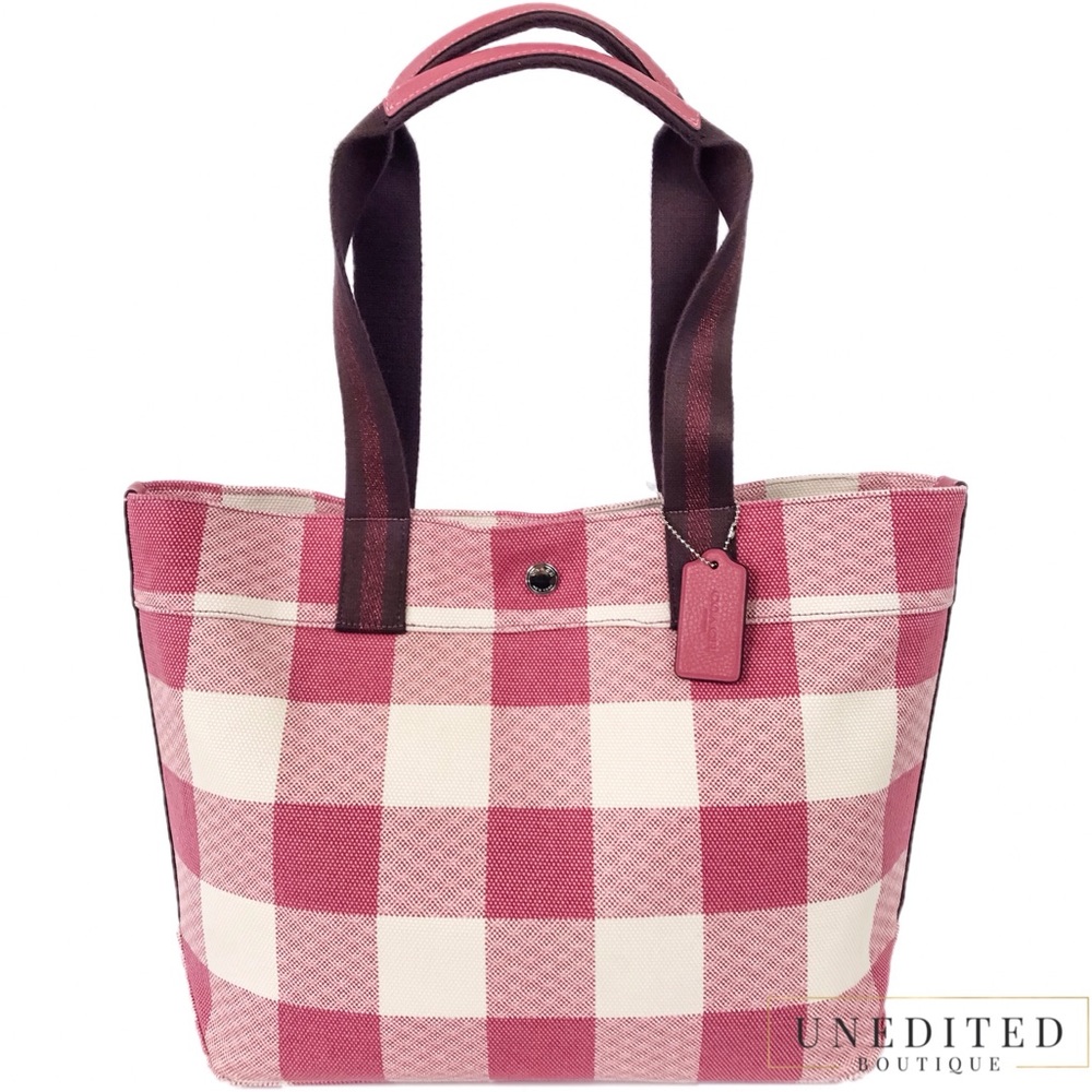 COACH Buffalo Print Fabric Tote